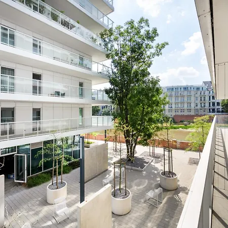 Elegant With Balcony By The Oder River In By Renters Prestige