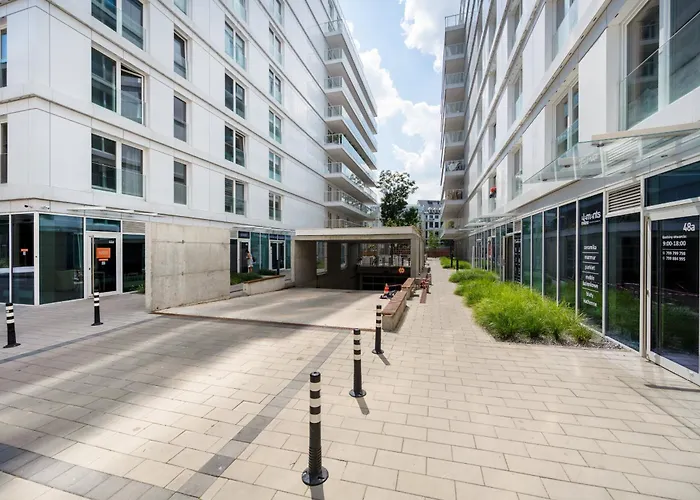 Elegant With Balcony By The Oder River In By Renters Prestige 아파트 브로츠와프