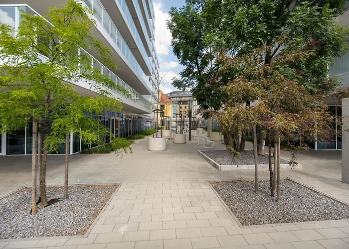 Elegant With Balcony By The Oder River In By Renters Prestige 아파트 *